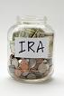IRA jar filled with money