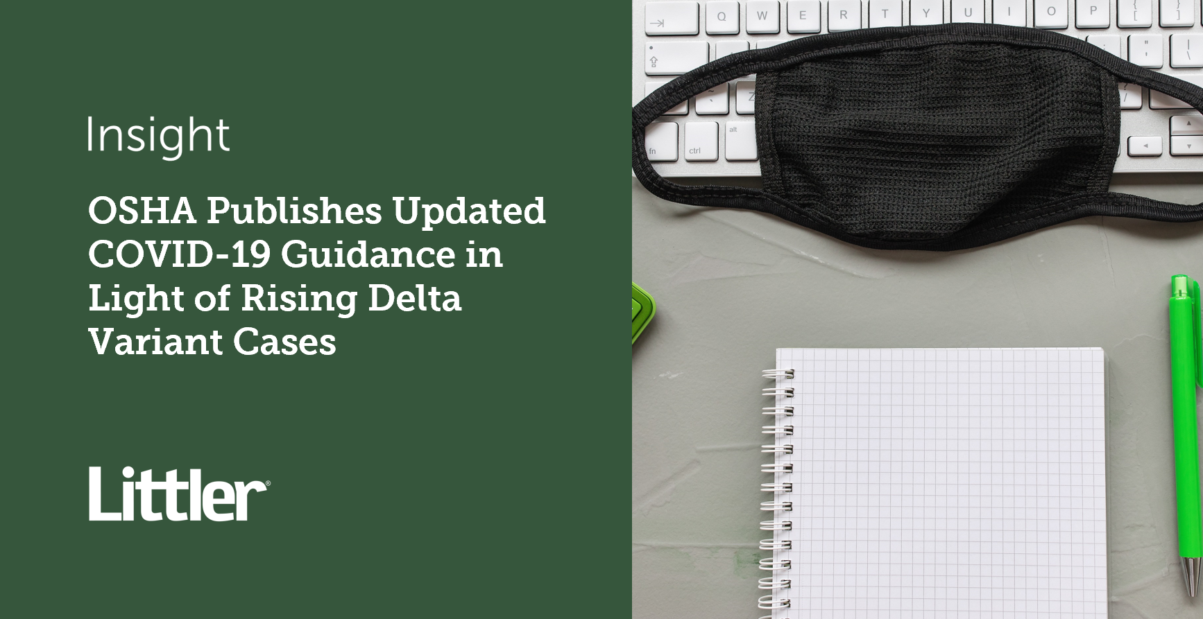 OSHA Publishes Updated COVID-19 Guidance in Light of Rising Delta ...