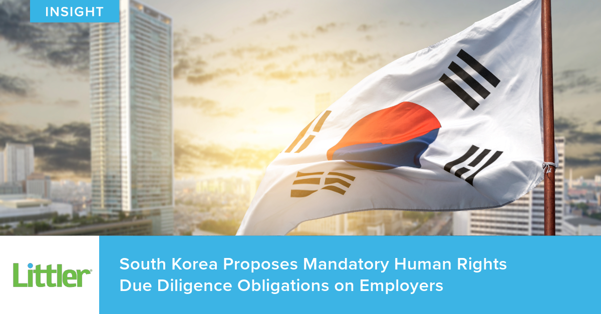 Mandory Rights South Korea Proposes Mandatory Human Rights Due Diligence Obligations ...