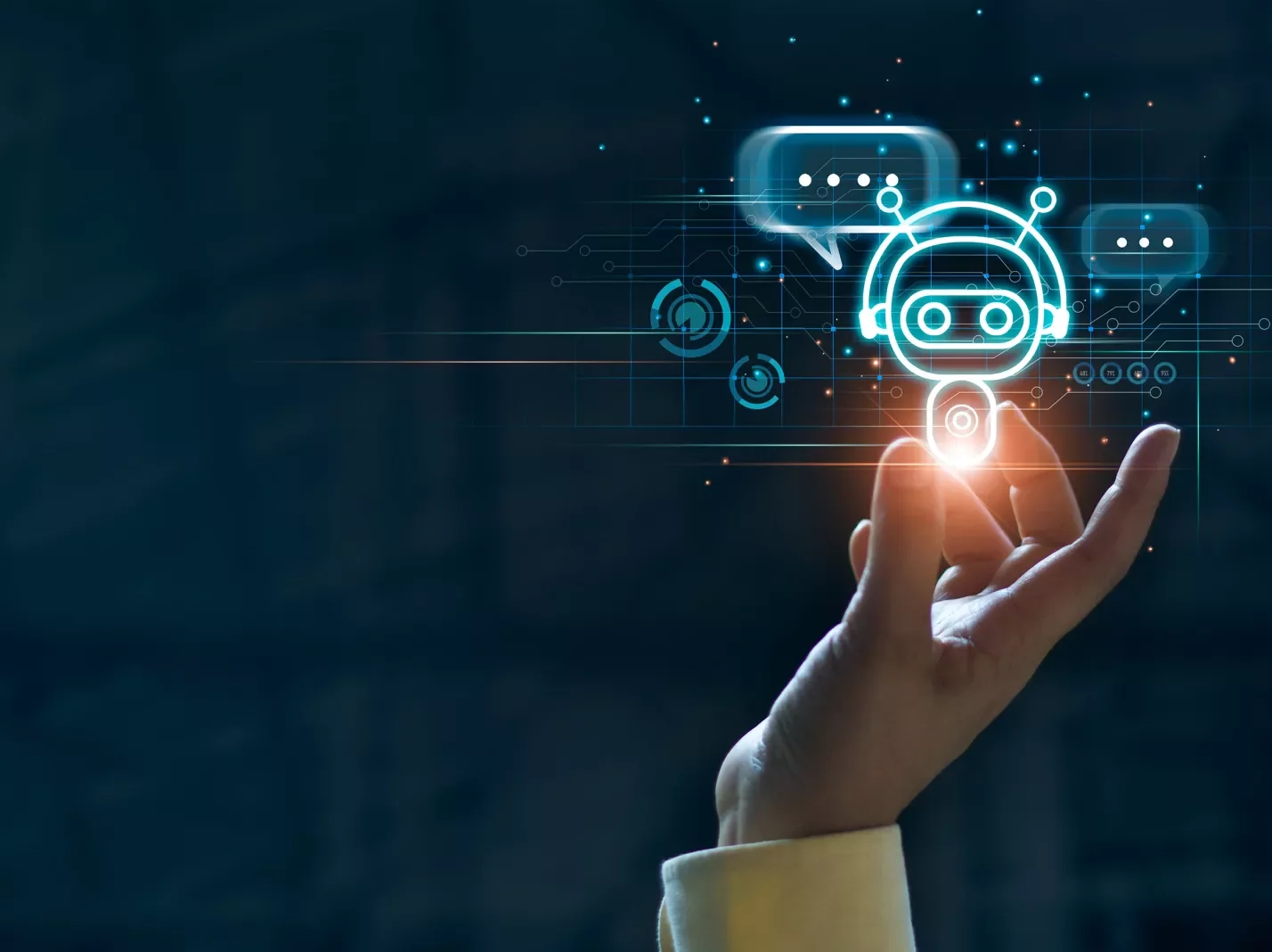 AI tools chatbot digital image
